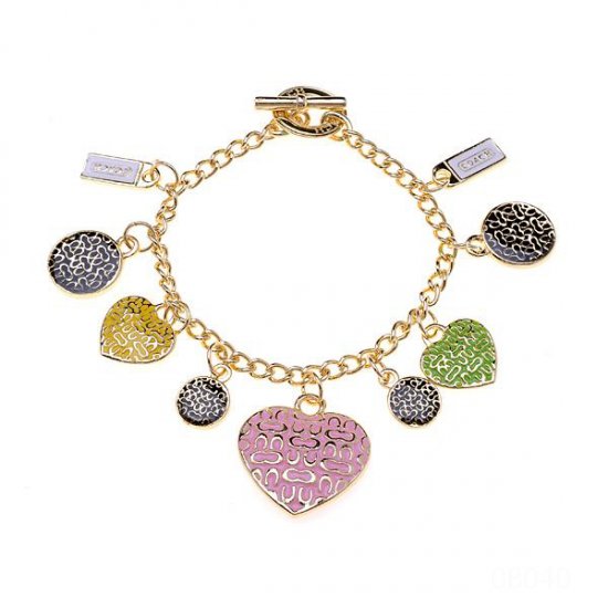 Coach Shine Heart Gold Bracelets CWO | Women